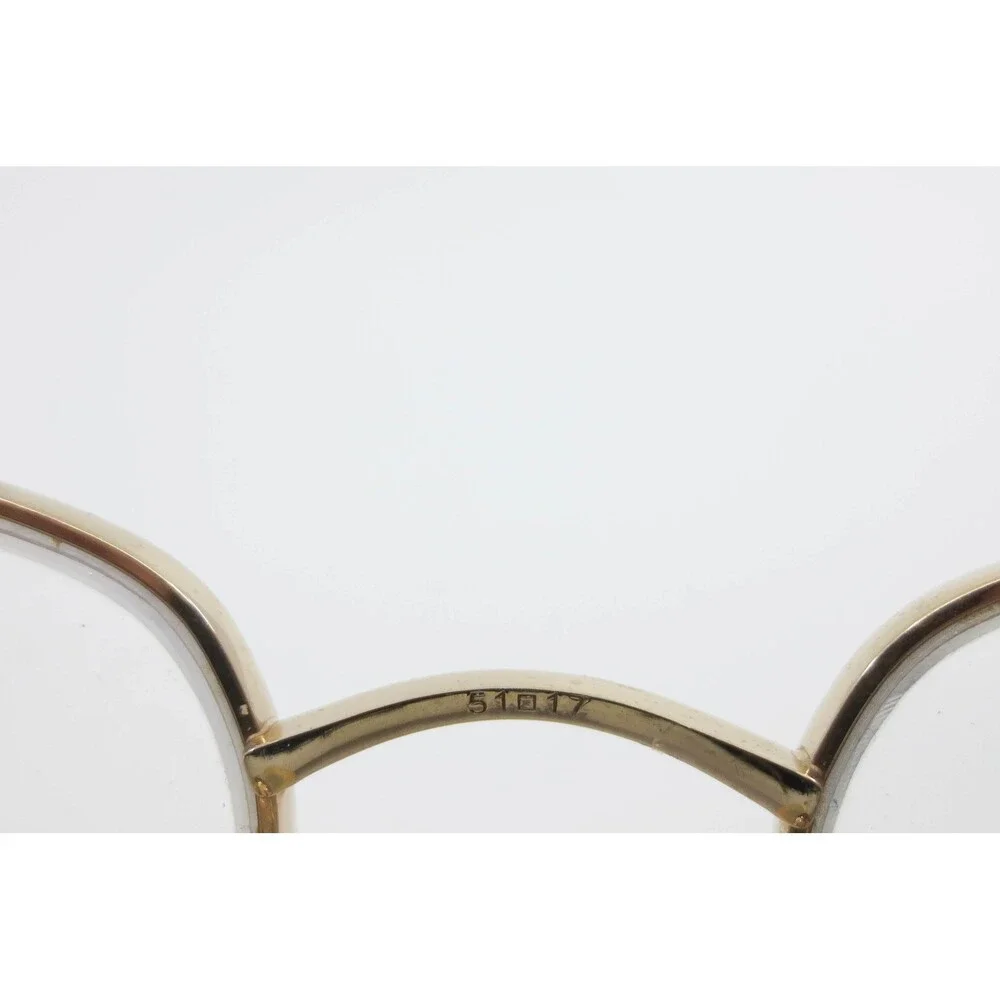 Charmant CH10845 Brown Gold Pure Titanium Eyeglass Frames 51-17-135 Rectangular
